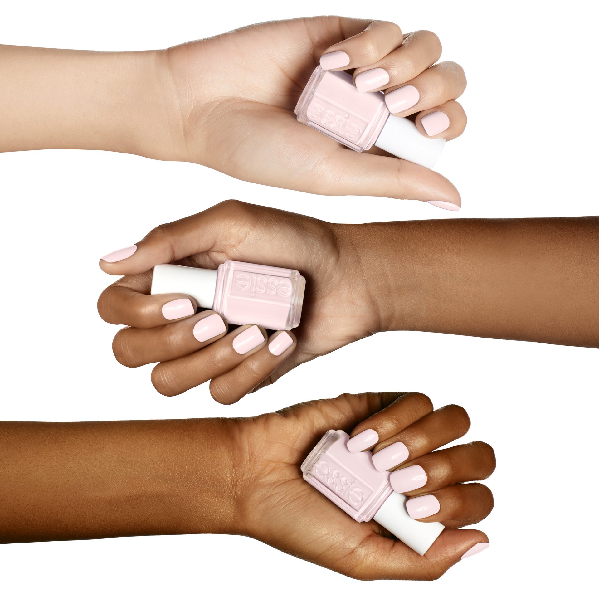 muchi, muchi - light pink enamel essie - nail uk polish