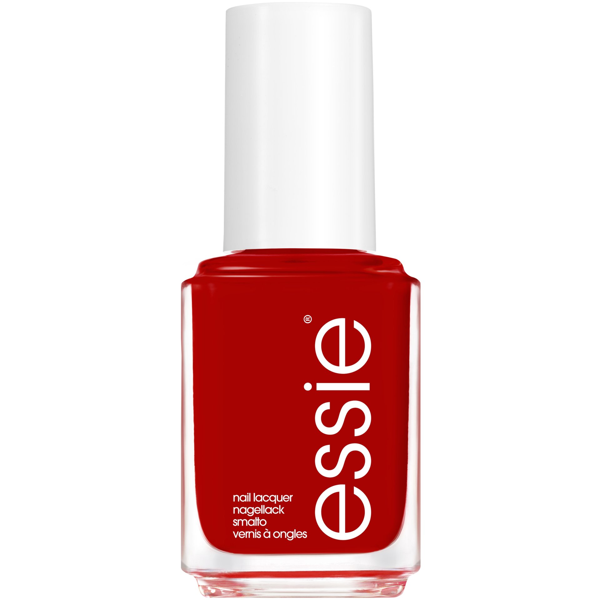 adrenaline brush - deep red nail polish enamel - essie uk